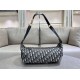 Replica Dior Small/Medium D-Journey Bag Dior Oblique Jacquard Blue