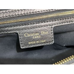 Dior Small/Medium D-Journey Flat Macrocannage Bag Crinkled Black Dior Small/Medium D-Journey Flat Macrocannage Bag Crinkled Black