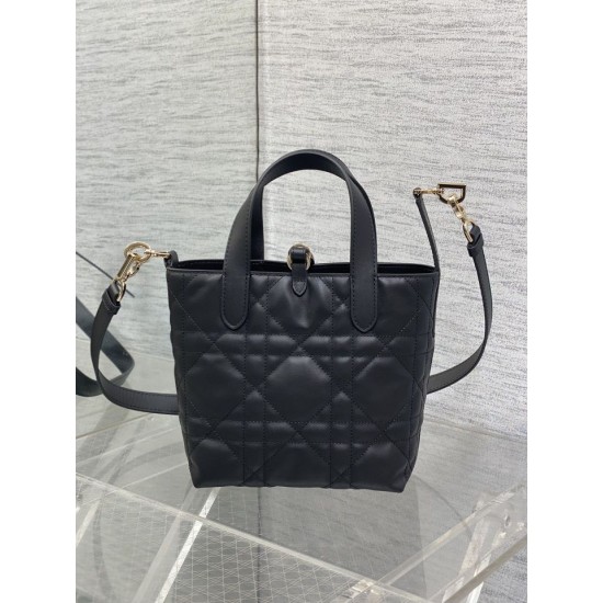 Replica Dior Small/Medium Dior Toujours Vertical Tote Bag Black