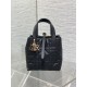 Replica Dior Small/Medium Dior Toujours Vertical Tote Bag Black
