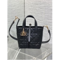 Replica Dior Small/Medium Dior Toujours Vertical Tote Bag Black
