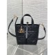 Replica Dior Small/Medium Dior Toujours Vertical Tote Bag Black