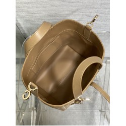 Replica Dior Small/Medium Dior Toujours Vertical Tote Bag Brown