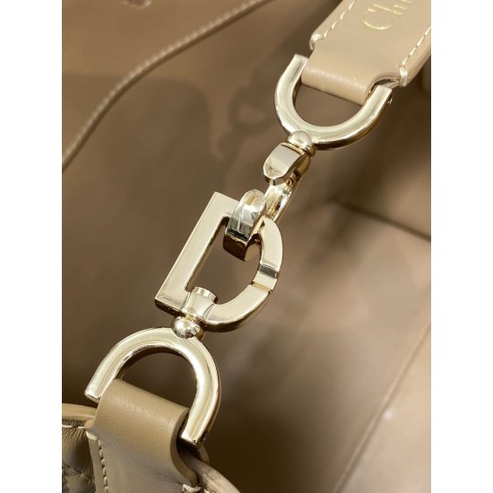 Replica Dior Small/Medium Dior Toujours Vertical Tote Bag Brown