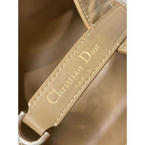 Replica Dior Small/Medium Dior Toujours Vertical Tote Bag Brown