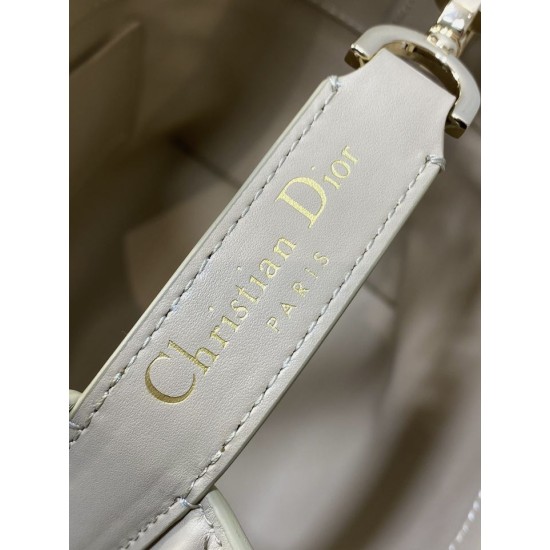 Replica Dior Small/Medium Dior Toujours Vertical Tote Bag Apricot