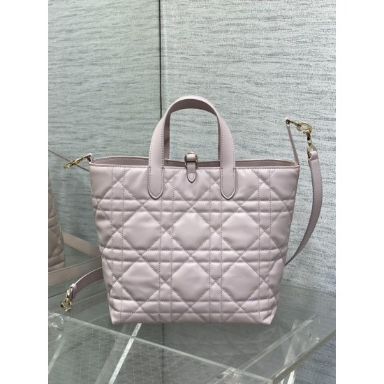 Replica Dior Small/Medium Dior Toujours Vertical Tote Bag Pink