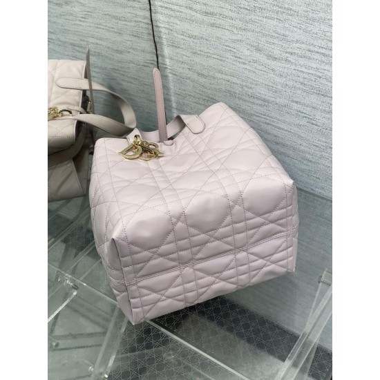 Replica Dior Small/Medium Dior Toujours Vertical Tote Bag Pink