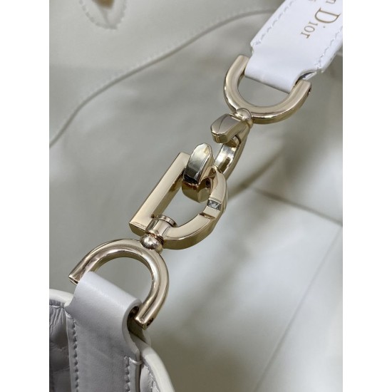 Replica Dior Small/Medium Dior Toujours Vertical Tote Bag White