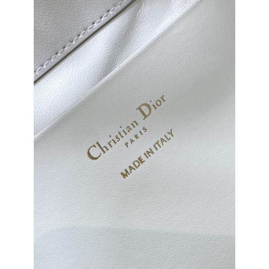 Replica Dior Small/Medium Dior Toujours Vertical Tote Bag White
