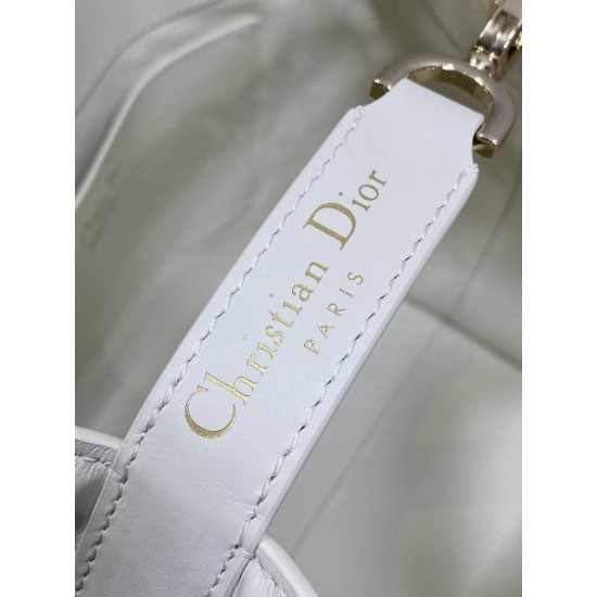 Replica Dior Small/Medium Dior Toujours Vertical Tote Bag White
