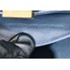 Replica Fendi Peekaboo ISeeU Small Selleria bag with 556 hand-sewn topstitches Blue
