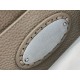 Replica Fendi Peekaboo ISeeU Small Selleria bag with 556 hand-sewn topstitches Gray