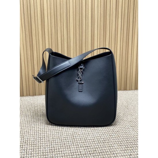 Replica YSL Saint Laurent le 5 à 7 Supple Large Bag Black