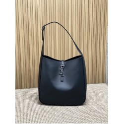 Replica YSL Saint Laurent le 5 à 7 Supple Large Bag Black
