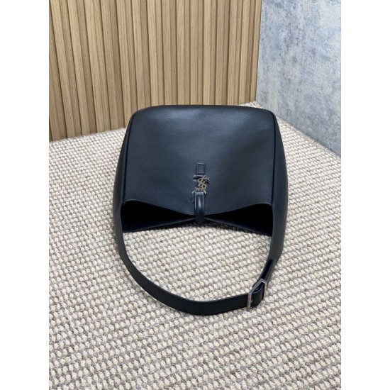 Replica YSL Saint Laurent le 5 à 7 Supple Large Bag Black