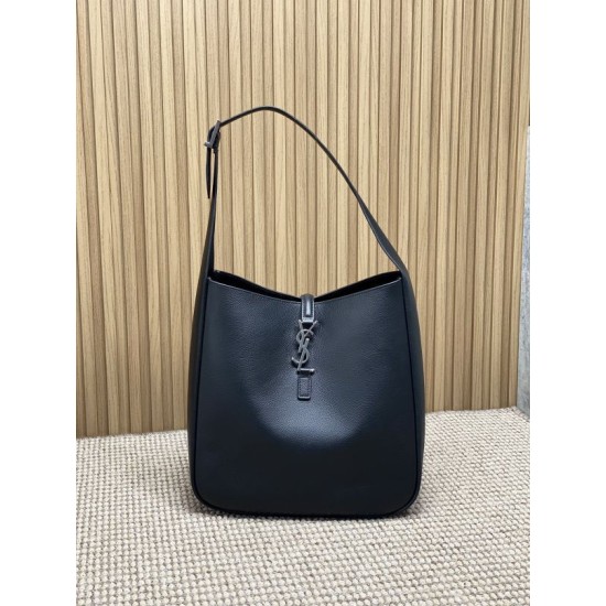 Replica YSL Saint Laurent le 5 à 7 Supple Large Bag Black