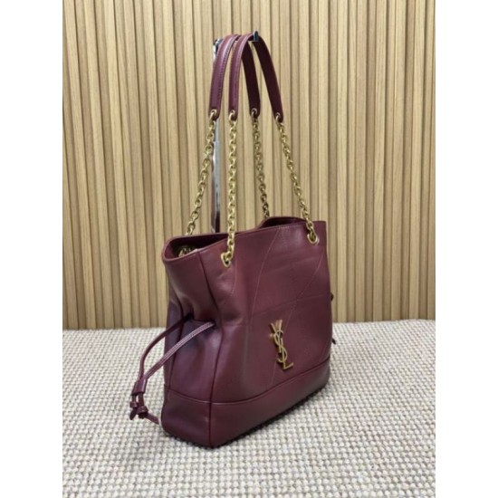 Replica YSL Saint Laurent Jamie 4.3 Large Pochon Shopping Bag Red