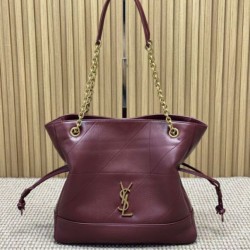 Replica YSL Saint Laurent Jamie 4.3 Large Pochon Shopping Bag Red