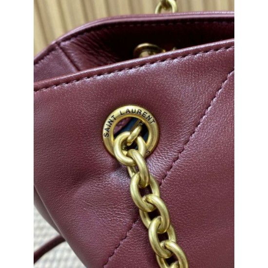 Replica YSL Saint Laurent Jamie 4.3 Large Pochon Shopping Bag Red