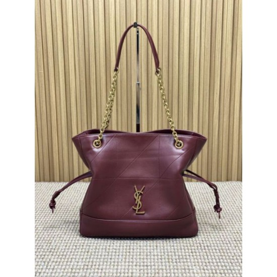 Replica YSL Saint Laurent Jamie 4.3 Large Pochon Shopping Bag Red