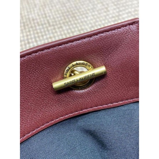 Replica YSL Saint Laurent Jamie 4.3 Large Pochon Shopping Bag Red