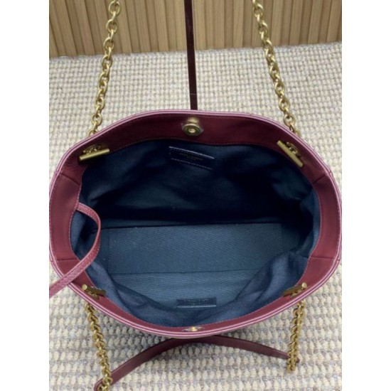 Replica YSL Saint Laurent Jamie 4.3 Large Pochon Shopping Bag Red