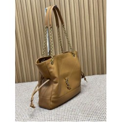 Replica YSL Saint Laurent Jamie 4.3 Large Pochon Shopping Bag Brown