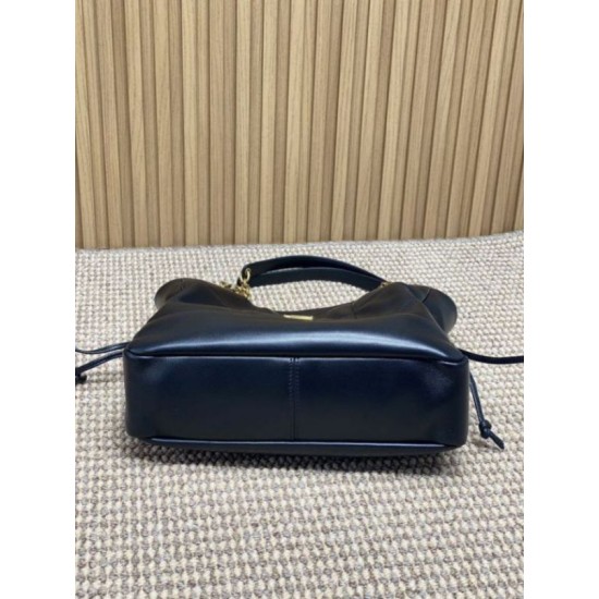 Replica YSL Saint Laurent Jamie 4.3 Large Pochon Shopping Bag Black