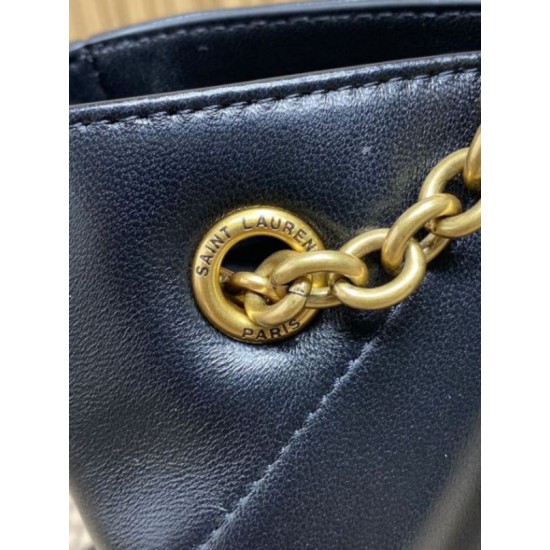 Replica YSL Saint Laurent Jamie 4.3 Large Pochon Shopping Bag Black