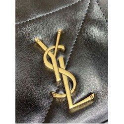 Replica YSL Saint Laurent Jamie 4.3 Large Pochon Shopping Bag Black