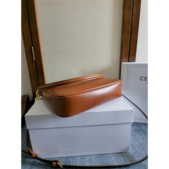 Replica Celine Small/Medium Camille 16 Soft Bag Brown