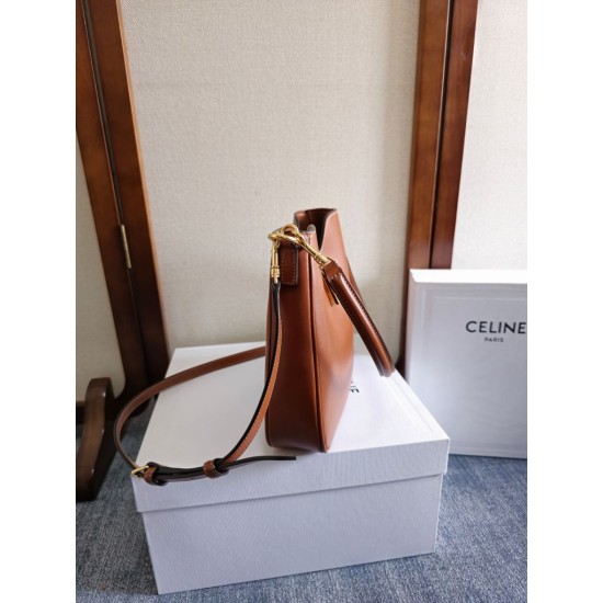 Replica Celine Small/Medium Camille 16 Soft Bag Brown