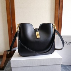 Replica Celine Small/Medium Camille 16 Soft Bag Black