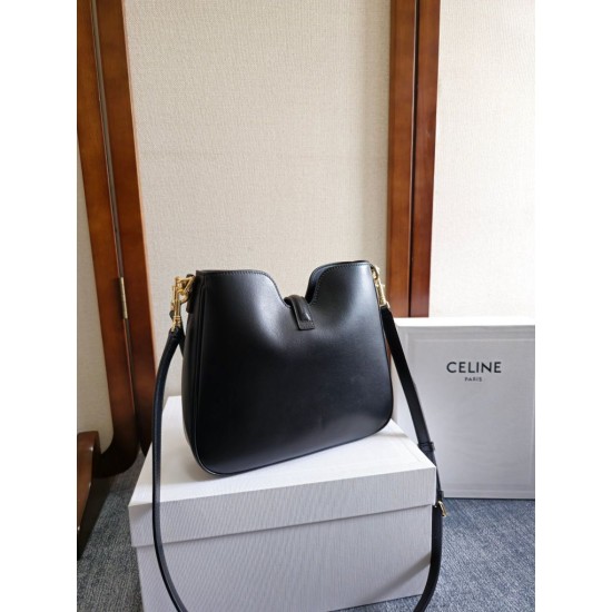 Replica Celine Small/Medium Camille 16 Soft Bag Black
