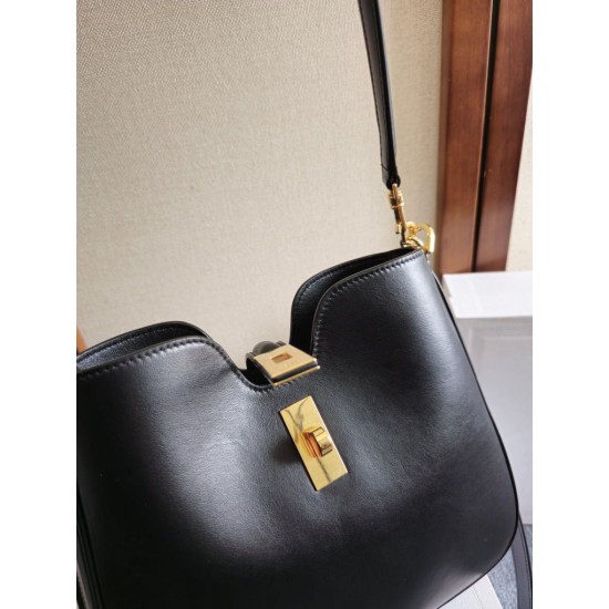 Replica Celine Small/Medium Camille 16 Soft Bag Black