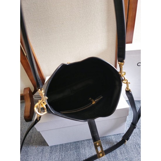 Replica Celine Small/Medium Camille 16 Soft Bag Black