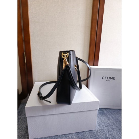 Replica Celine Small/Medium Camille 16 Soft Bag Black