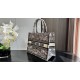 Replica Dior Medium Dior Book Tote Bag Embroidery with Multicolor Dior Around the World Motif