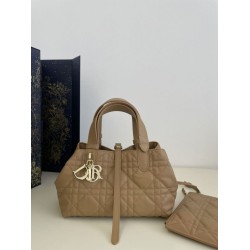 Replica Dior Small/Medium Dior Toujours Bag Macrocannage Tan