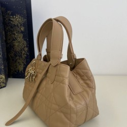 Replica Dior Small/Medium Dior Toujours Bag Macrocannage Tan