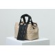 Replica Dior Medium Dior Toujours Macrocannage Bag Beige/Black