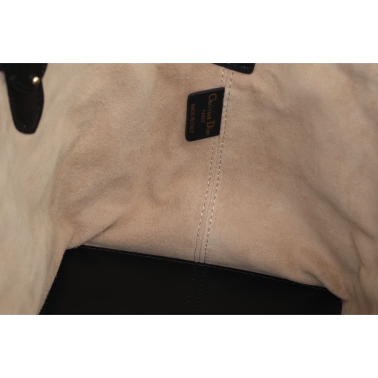 Replica Dior Medium Dior Toujours Macrocannage Bag Beige/Black