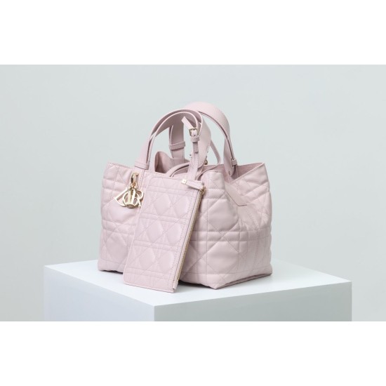 Replica Dior Small/Medium Dior Toujours Bag Macrocannage Pink