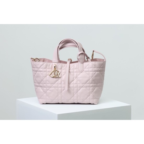 Replica Dior Small/Medium Dior Toujours Bag Macrocannage Pink