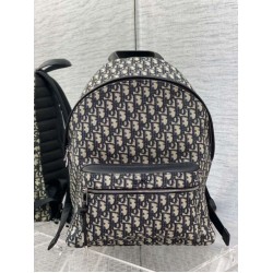 Replica Dior Rider Backpack Dior Oblique Jacquard Beige /Black