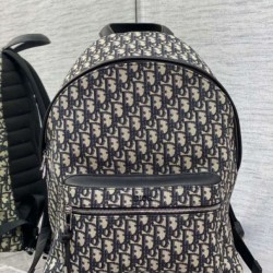Replica Dior Rider Backpack Dior Oblique Jacquard Beige /Black