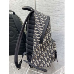 Replica Dior Rider Backpack Dior Oblique Jacquard Beige /Black