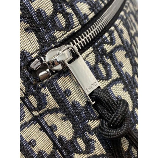 Replica Dior Rider Backpack Dior Oblique Jacquard Beige /Black