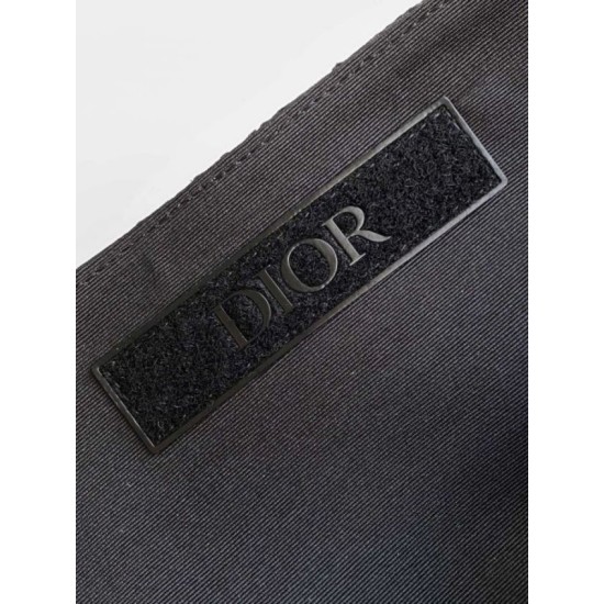 Replica Dior 8 Roll Top Backpack Dior Oblique Jacquard Black